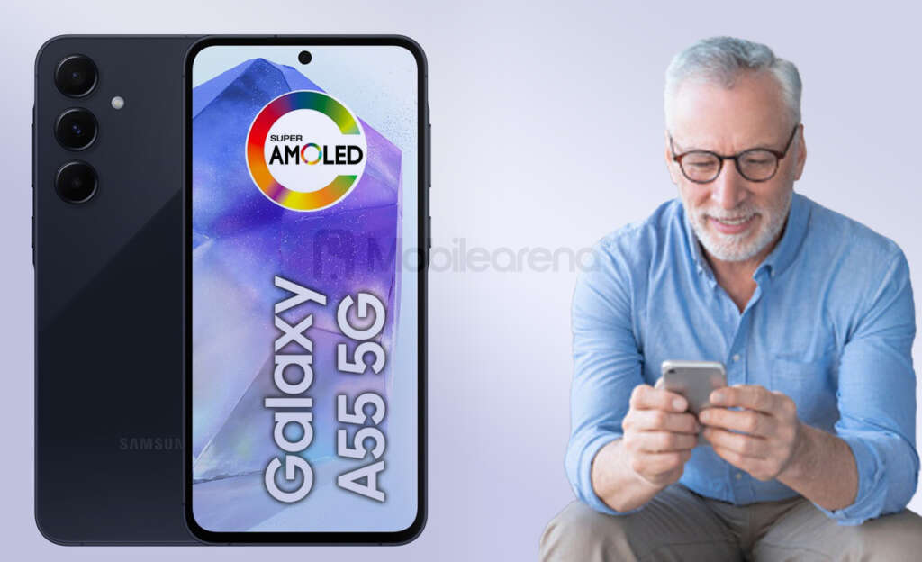 Qual o melhor celular para idoso? Dicas para facilitar a escolha 2026 Samsung Galaxy A55 Qual melhor celular para idoso
