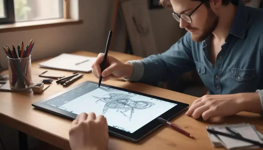 Tablet para desenho digital com caneta: descubra o melhor do mercado